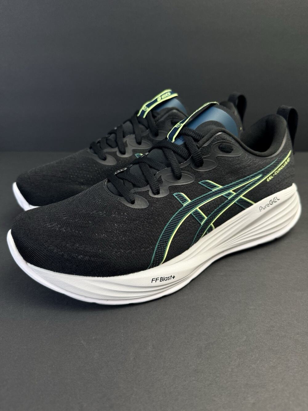 ASICS Gel-Cumulus 27 Men’s 9 Black Running Shoes 1011B960 New No Box
